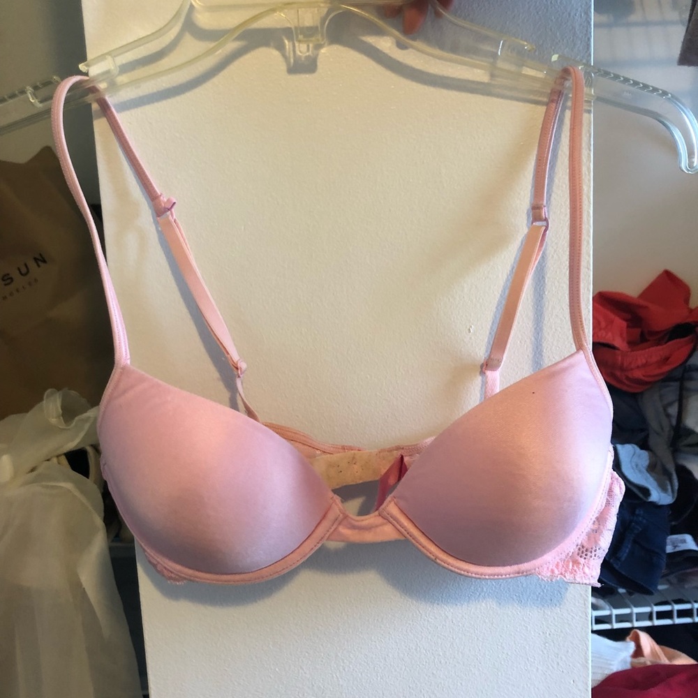 Pink bra